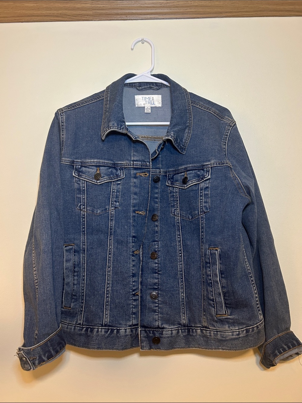 Time and Tru Dark Blue Denim Jacket